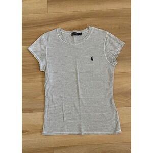 Polo Ralph Lauren Striped T-Shirt Womens Short Sleeve‎ Top